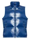 Save The Duck Ailantus Padded Zip-up Jacket In Blue