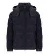 Save The Duck Albus Blue Hooded Padded Jacket