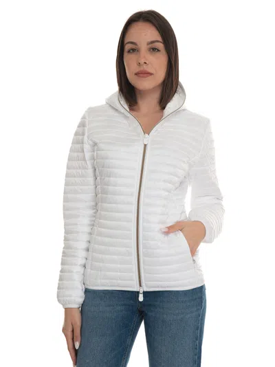 Save The Duck Alex A Quilted Jacket In White