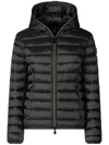 Save The Duck Olly Basic Hooded Basic Jacket In Black
