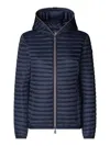 Save The Duck Off-white Black Wool Jacket
