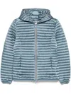 Save The Duck Alexa Hooded Puffer Lightweight Jacket Clothing In Grey