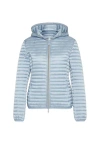 Save The Duck Alexa Hooded Puffer Jacket In Azzurro