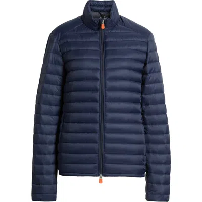 Save The Duck Alexander Quilted Water Repellent Puffer Jacket In Blue