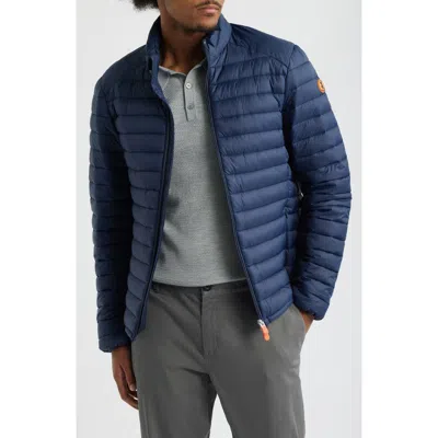 Save The Duck Alexander Water Repellent Puffer Jacket In Blue