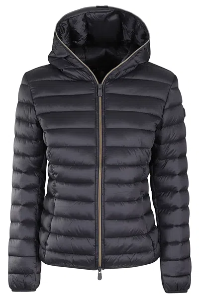 Save The Duck Alexis Hooded Quilted Jacket In Black