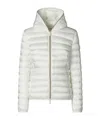 Save The Duck Alexis Hooded Cotton Suit In Weiss