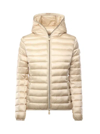 Save The Duck Alexis Nylon Down Jacket In Neutral