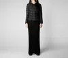 Save The Duck Alexis Quilted Hooded Puffer Coat Jacket In Black In Black