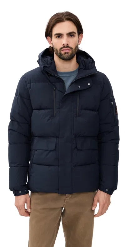SAVE THE DUCK ALTER PARKA BLUE BLACK