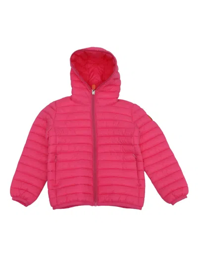Save The Duck Kids' Ana Hooded Jacket In Pink