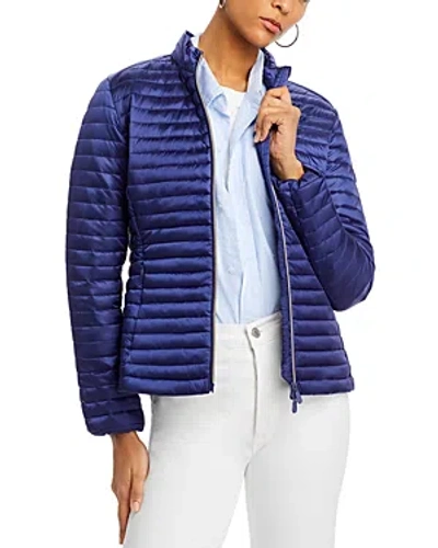 Save The Duck Andreina Lightweight Quilted Coat In Space Blue