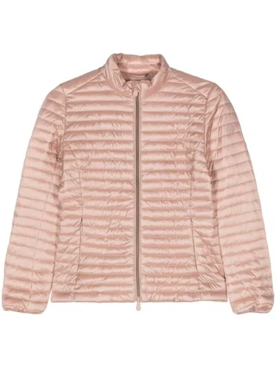 Save The Duck Andreina Quilted Jacket Clothing In Pink & Purple