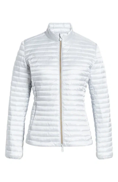 Save The Duck Andreina Water Resistant Puffer Jacket In Crystal Grey