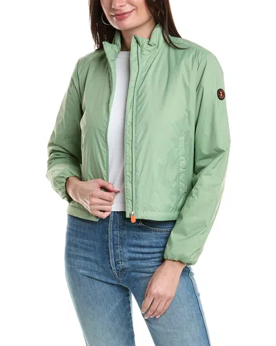 Save The Duck Anika Short Jacket In Green