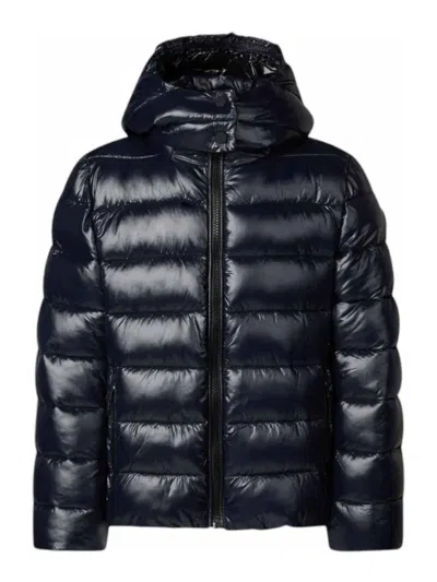 Save The Duck Animal Free Jumper Black Girl With Hood In Blue