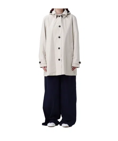 Save The Duck April Hooded Coat In White