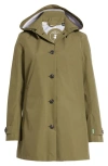 Save The Duck April Hooded Jacket In Dusty Olive