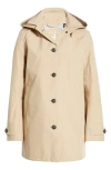 Save The Duck April Hooded Jacket In Stardust Beige