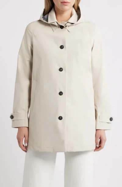 Save The Duck April Water Repellent Raincoat In Neutral