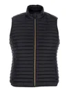 Save The Duck Arabella Water Repellent Quilted Puffer Vest In Black
