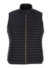 Save The Duck Arabella Water Repellent Quilted Puffer Vest In Black
