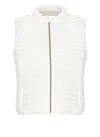 Save The Duck Lightweight Slim Fit Vest In White