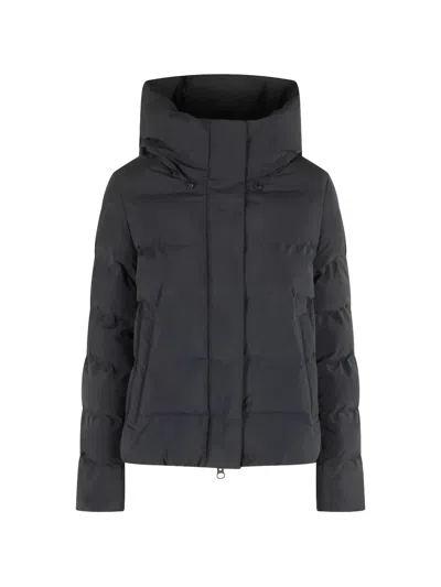 Save The Duck Arena Hooded Padded Jacket In Black