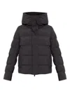 Save The Duck Hooded Quilted Jacket In Brown