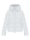 Save The Duck Arena Hooded Puffer Jacket In White