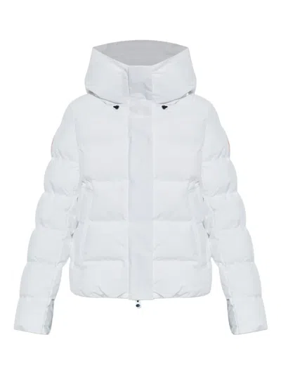 Save The Duck Arena Hooded Puffer Jacket In White