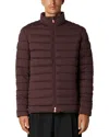 Save The Duck Ari Puffer Jacket In Burgundy