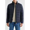 Save The Duck Alex Zip-front Padded Jacket In Blue
