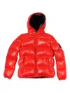 Save The Duck Artie Hooded Padded Jacket In Red