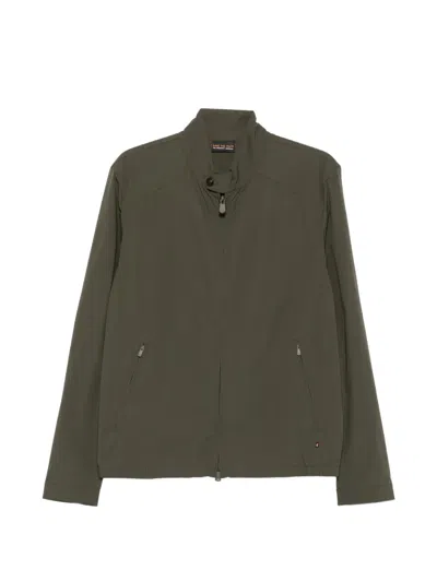 Save The Duck Aspen Zip-up High-neck Jacket In Green
