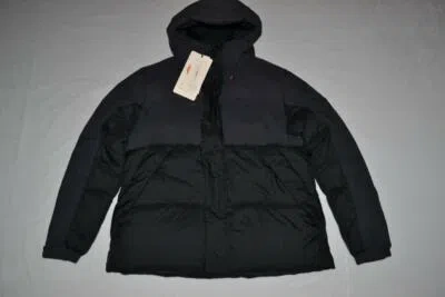 Pre-owned Save The Duck Authentic  Men's Calvin Hooded Jacket Black All Sizes Brand