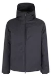 Save The Duck Barnaby Giubbotto Cappuccio In Blue Black