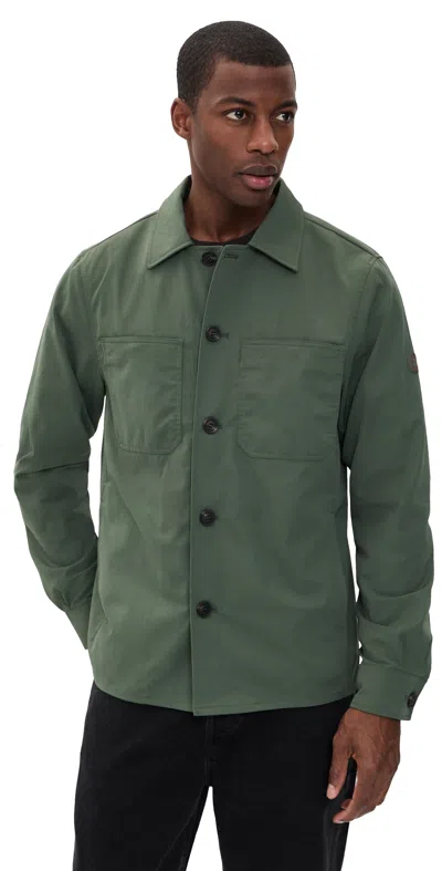 Save The Duck Basil Shirt Jacket Thyme Green