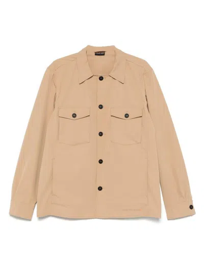 Save The Duck Beige 'bard' Jacket With Pockets