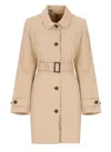 Save The Duck Beige Verve Raincoat In Brown