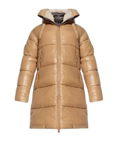Save The Duck Bella Hooded Jacket In Brown