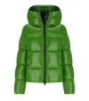 Save The Duck Biddy Green Hodded Padded Jacket