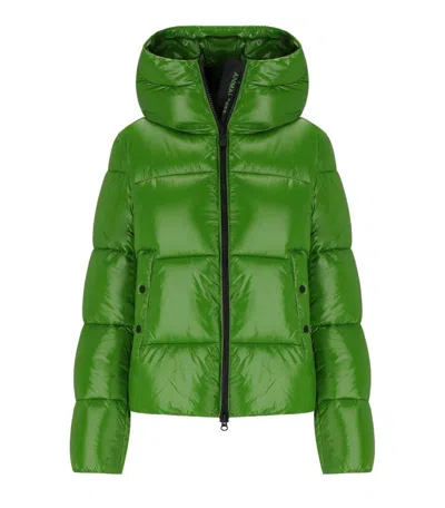 Save The Duck Biddy Green Hodded Padded Jacket