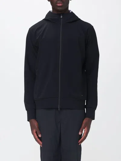 Save The Duck Luiz Technical Stretch Nylon Zipped Hoodie By In Black