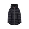 Save The Duck Black Down Jacket For Boy With Logo In Black