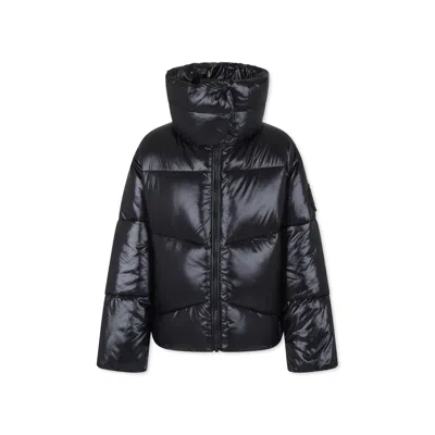 Save The Duck Kids' Black Down Jacket For Girl