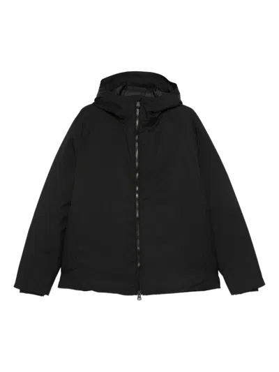 Save The Duck Black Down Jacket With Hood