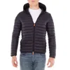Save The Duck Black Duffy Puffer Jacket In Black