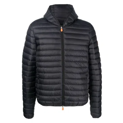 SAVE THE DUCK SAVE THE DUCK BLACK DUFFY PUFFER JACKET