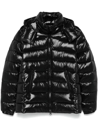 Save The Duck Black 'florian' Short Down Jacket